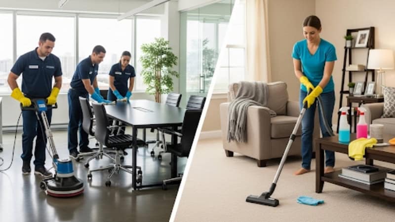 Domestic Cleaning vs Commercial Cleaning: What’s the Difference and Which Do You Need?